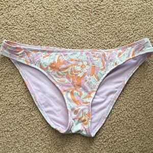Hollister Pastel Floral Bikini Bottom